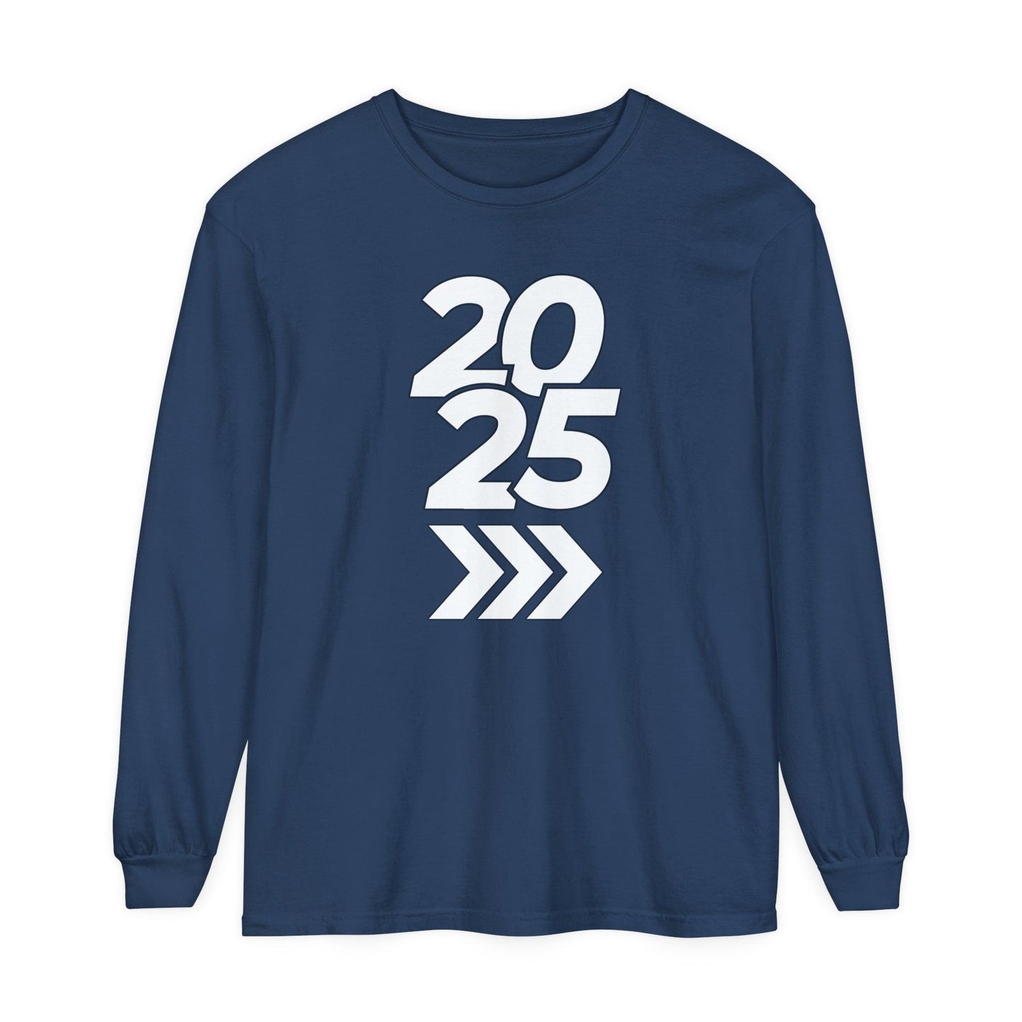 Comfort Colors Long Sleeve T-Shirt | Soft Garment-Dyed Cotton | Embrace Bold Style and Celebrate 2025 in Comfort with Durable Everyday Wear - Joyful Moments Market