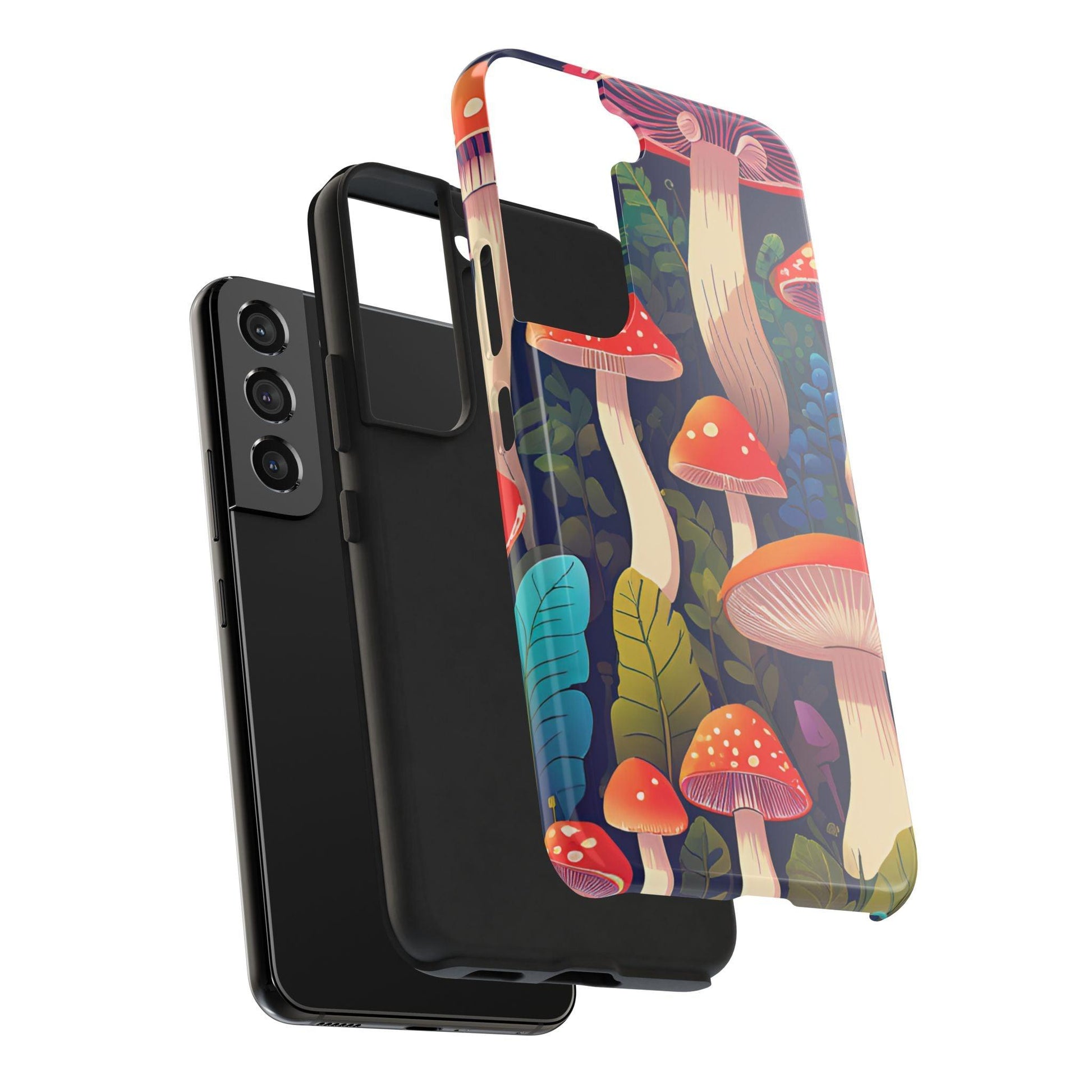 Funky Mushroom Phone Case | Retro Bold Design for iPhone & Samsung - Joyful Moments Market