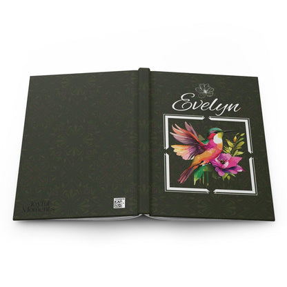 Personalized Hummingbird Journal | Colorful Nature-Inspired Hardcover Notebook - Joyful Moments Market