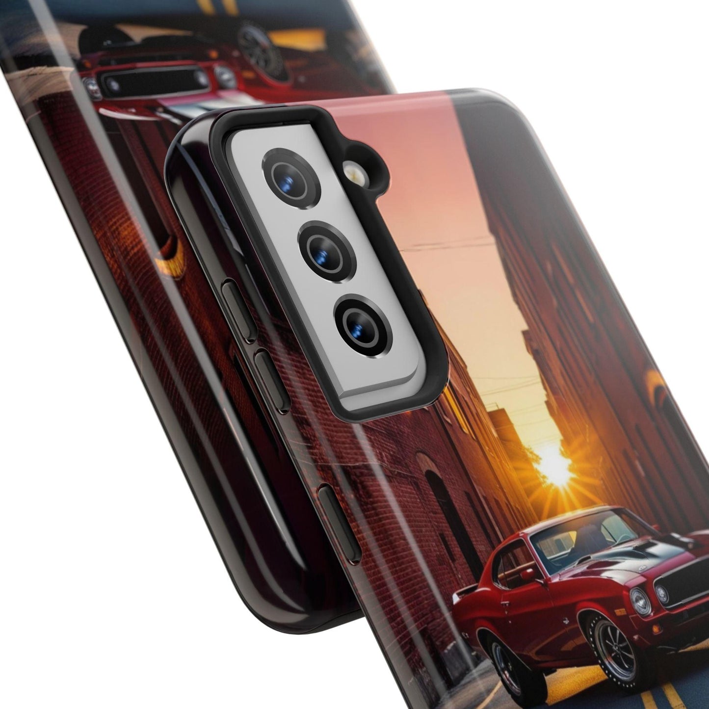 Cherry Red Muscle Car Phone Case | Drag Race Vibes for iPhone & Samsung - Joyful Moments Market