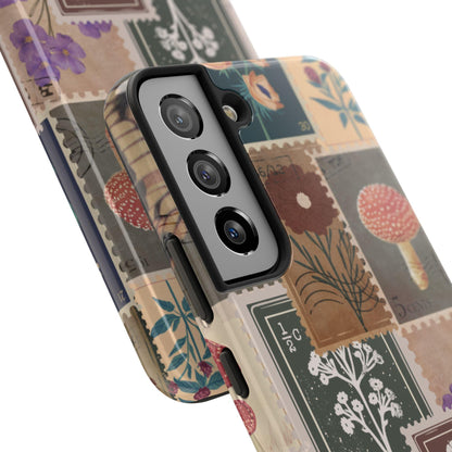 Antique Stamp Collage Phone Case | Vintage Travel Design for iPhone & Samsung - Joyful Moments Market