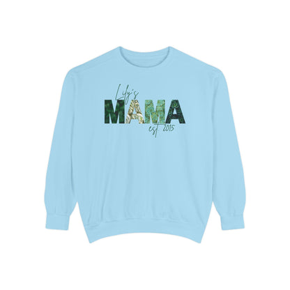 Customizable Comfort Colors Plant Mama Sweatshirt | Personalized Gift for Plant-Loving Moms - Joyful Moments Market