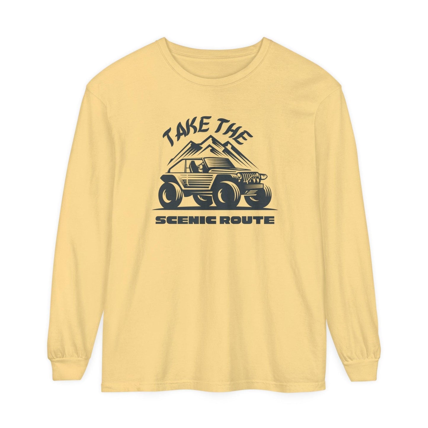 Comfort Colors Long Sleeve T-Shirt | Garment-Dyed Cotton for Off-Road and Adventure Lovers - Joyful Moments Market