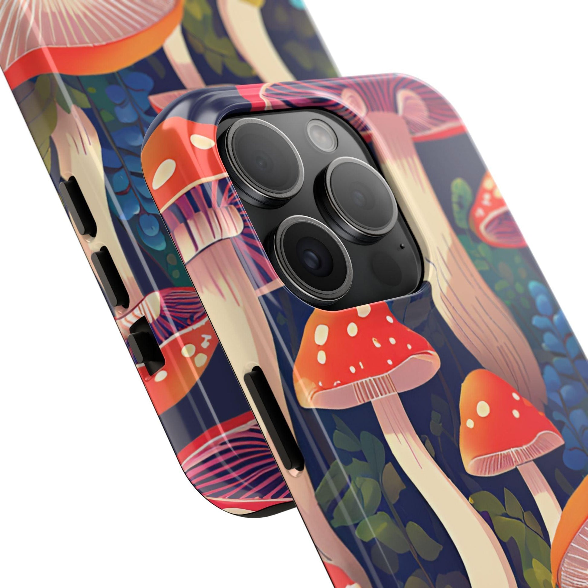 Funky Mushroom Phone Case | Retro Bold Design for iPhone & Samsung - Joyful Moments Market