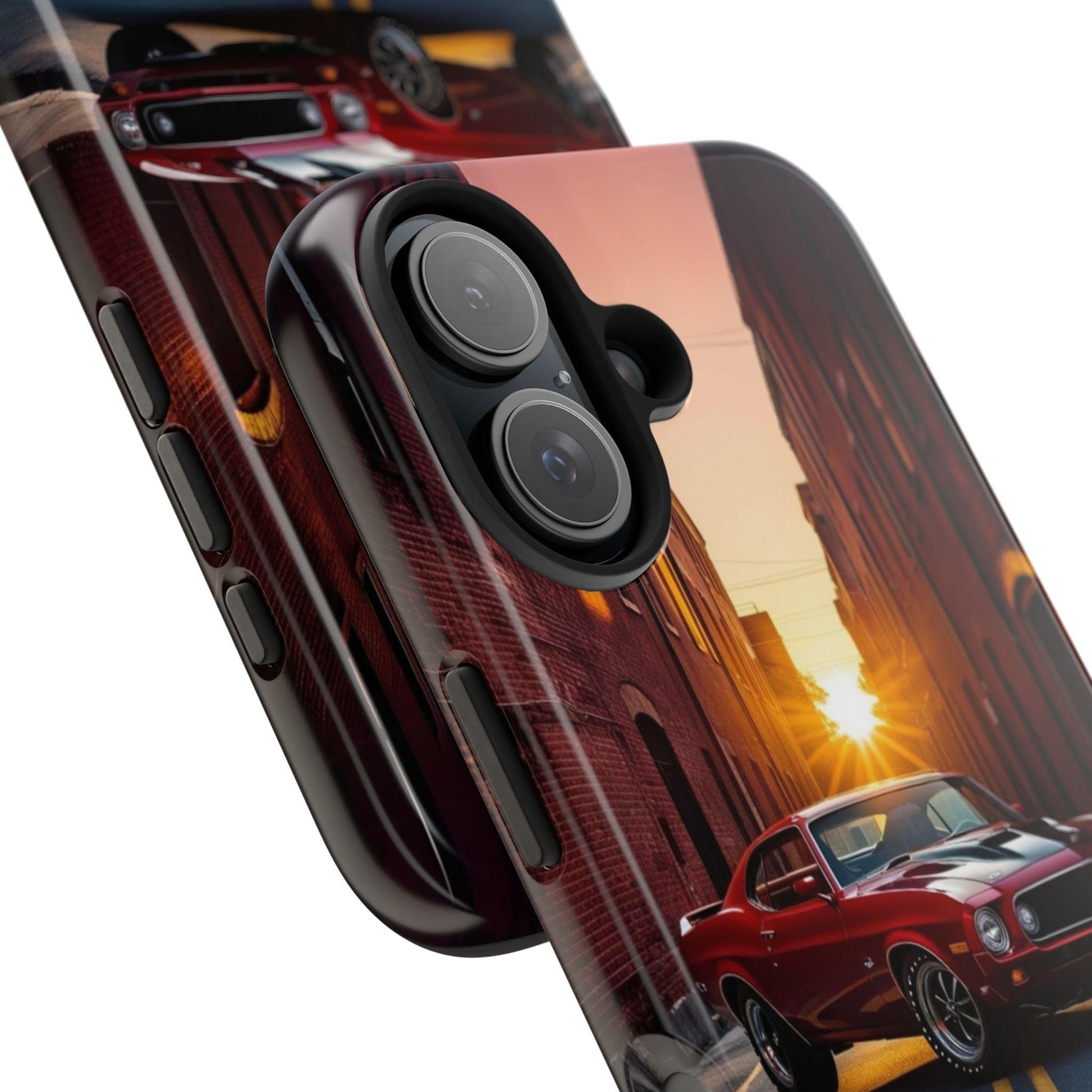 Cherry Red Muscle Car Phone Case | Drag Race Vibes for iPhone & Samsung - Joyful Moments Market