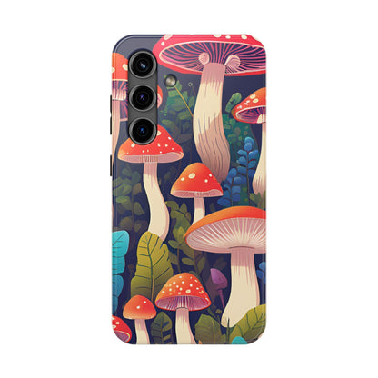 Funky Mushroom Phone Case | Retro Bold Design for iPhone & Samsung - Joyful Moments Market