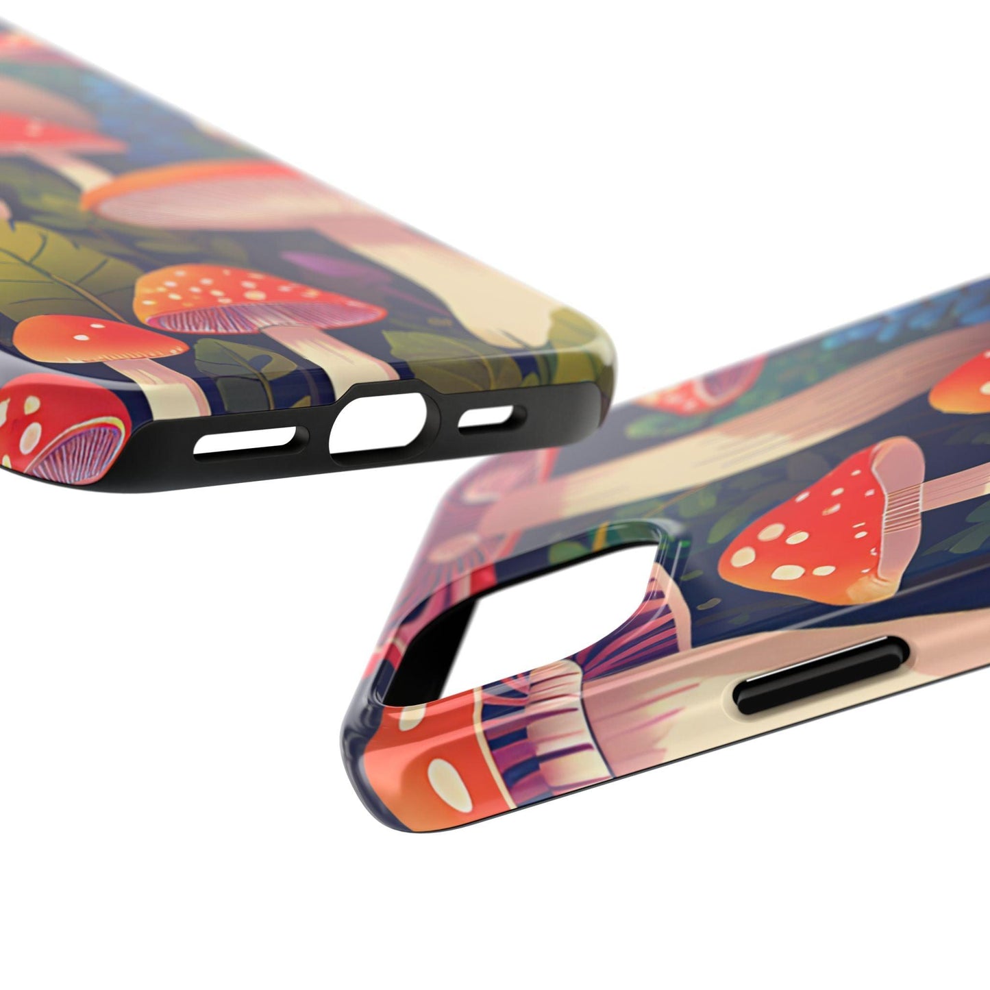 Funky Mushroom Phone Case | Retro Bold Design for iPhone & Samsung - Joyful Moments Market