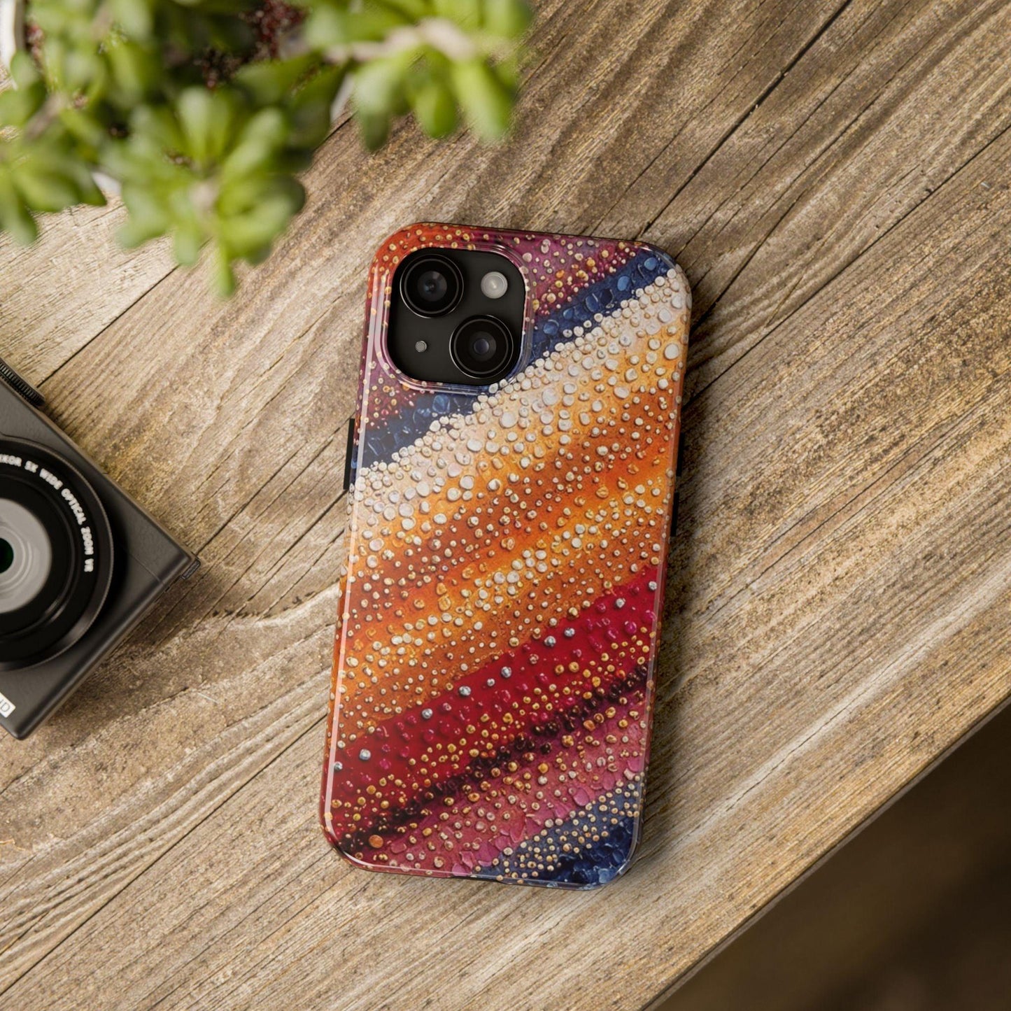 Western Blanket Phone Case | Bold Striped Design for iPhone & Samsung - Joyful Moments Market