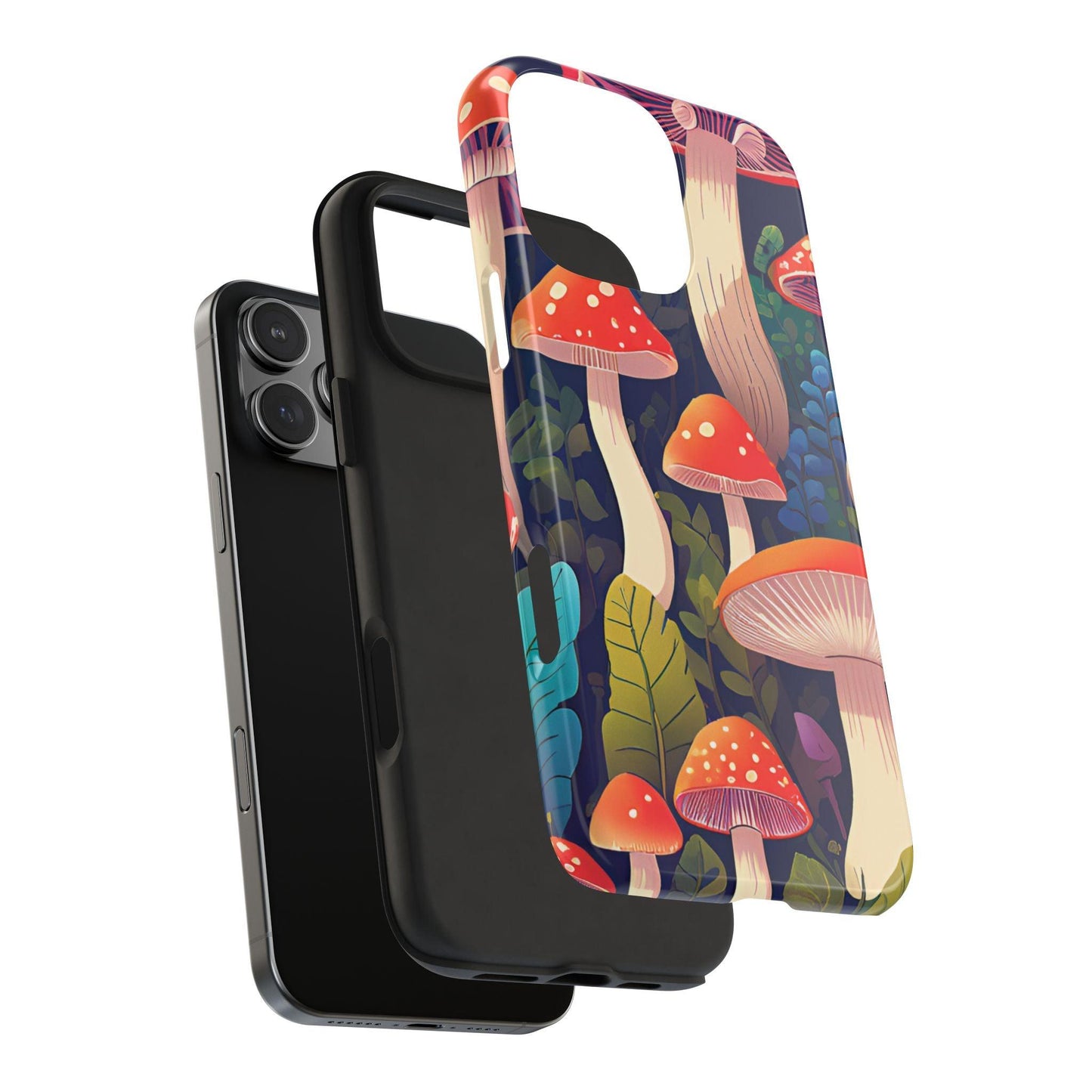 Funky Mushroom Phone Case | Retro Bold Design for iPhone & Samsung - Joyful Moments Market