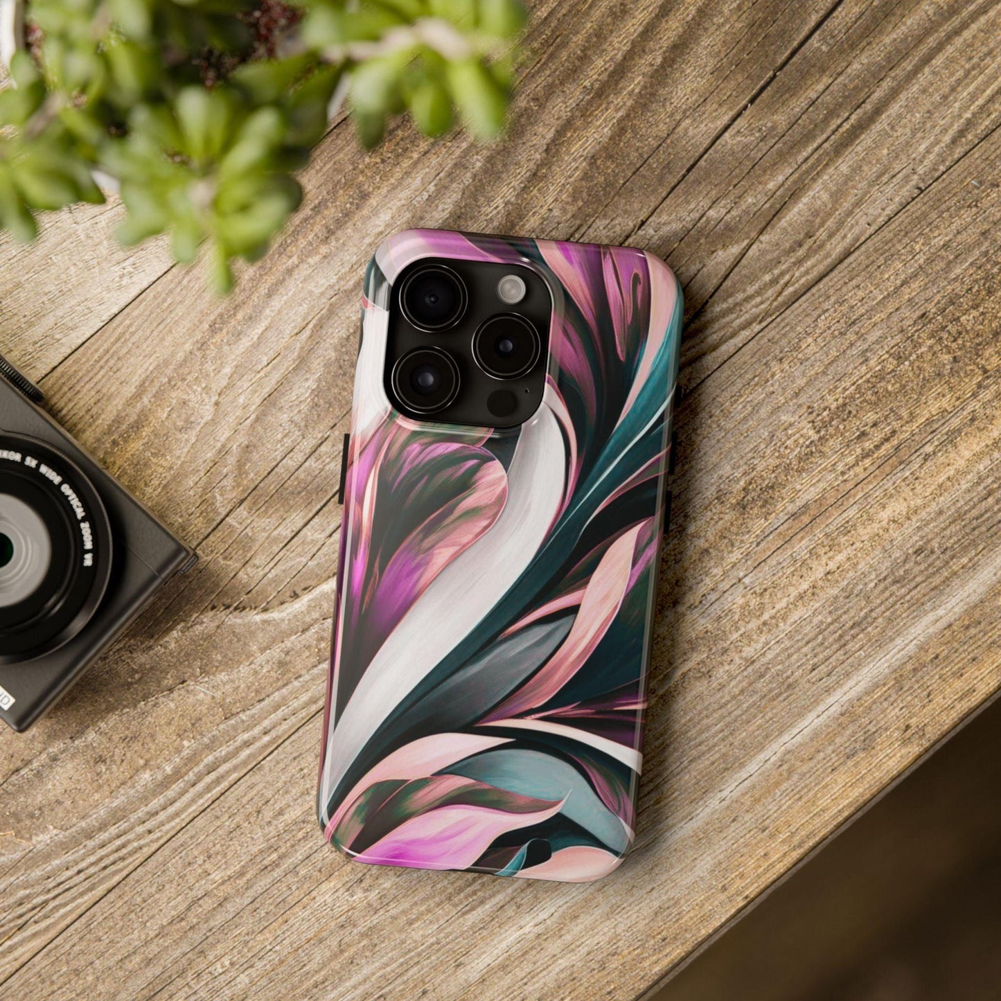 Floral Phone Case | Subtle Artistic Design for iPhone & Samsung - Joyful Moments Market