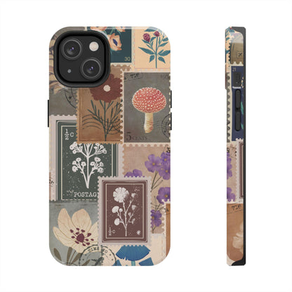 Antique Stamp Collage Phone Case | Vintage Travel Design for iPhone & Samsung - Joyful Moments Market