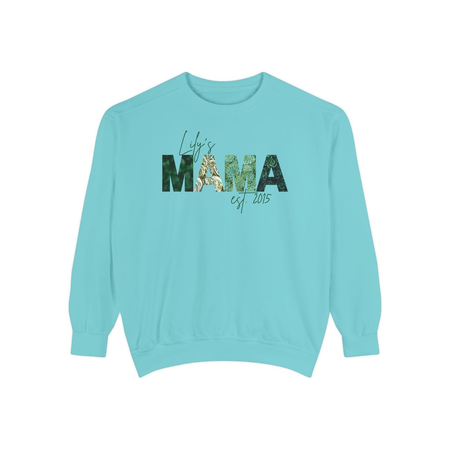 Customizable Comfort Colors Plant Mama Sweatshirt | Personalized Gift for Plant-Loving Moms - Joyful Moments Market