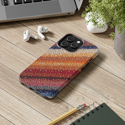 Western Blanket Phone Case | Bold Striped Design for iPhone & Samsung - Joyful Moments Market