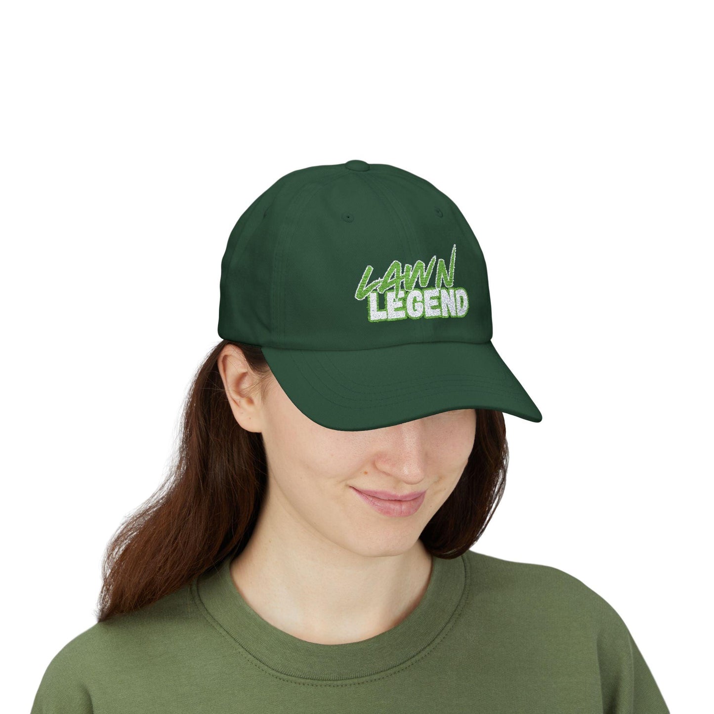 Lawn Legend Hat | Embroidered Cap for Lawn Care Pros and Green Thumb Enthusiasts - Joyful Moments Market