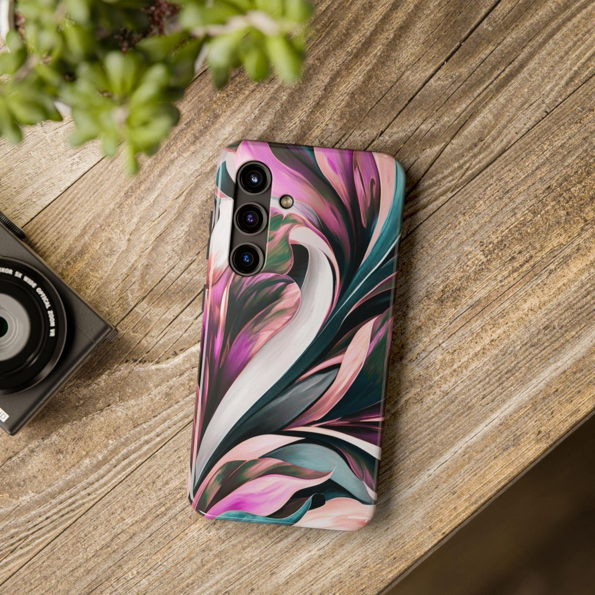 Floral Phone Case | Subtle Artistic Design for iPhone & Samsung - Joyful Moments Market