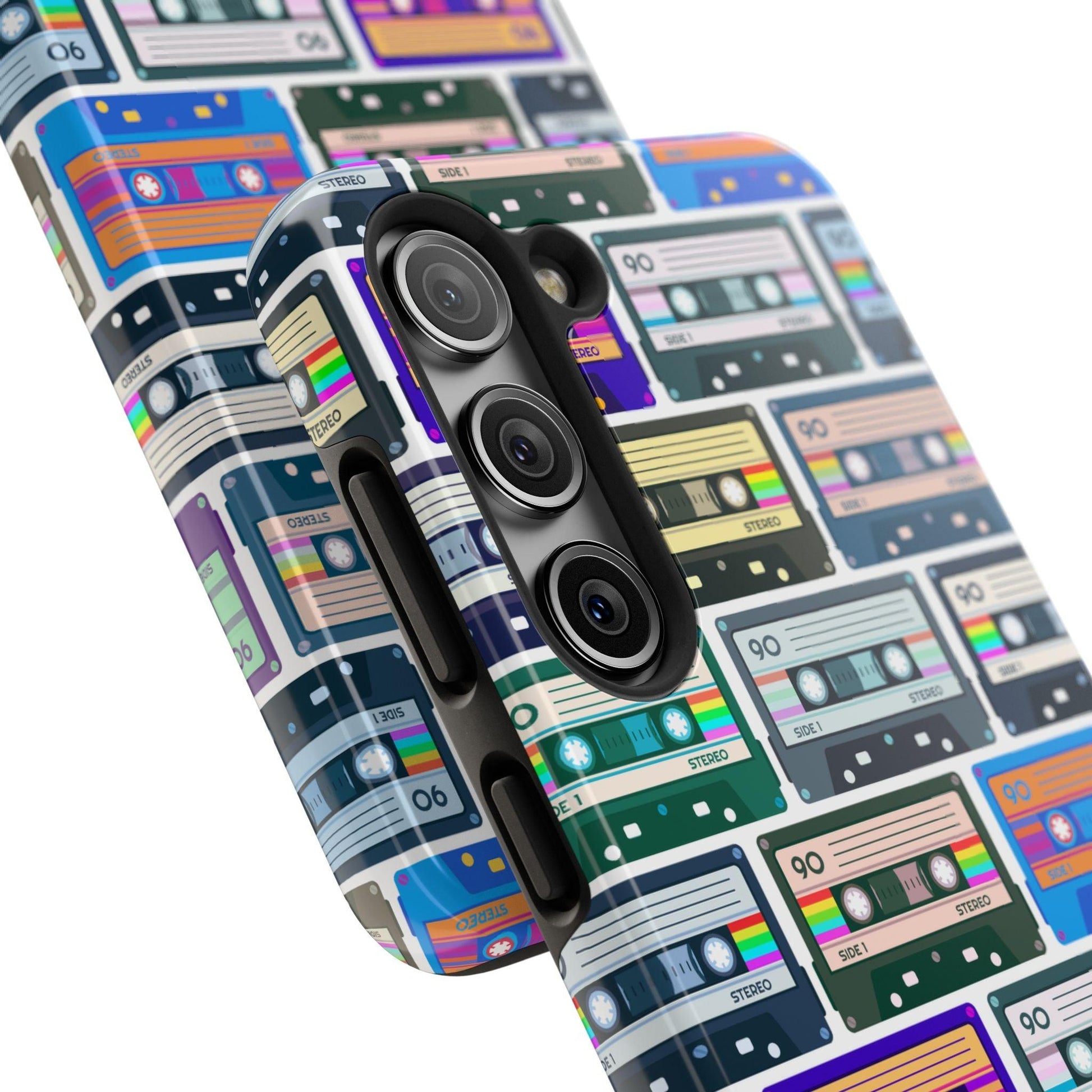 Cassette Tape Phone Case | Retro 80s & 90s Design for iPhone & Samsung - Joyful Moments Market