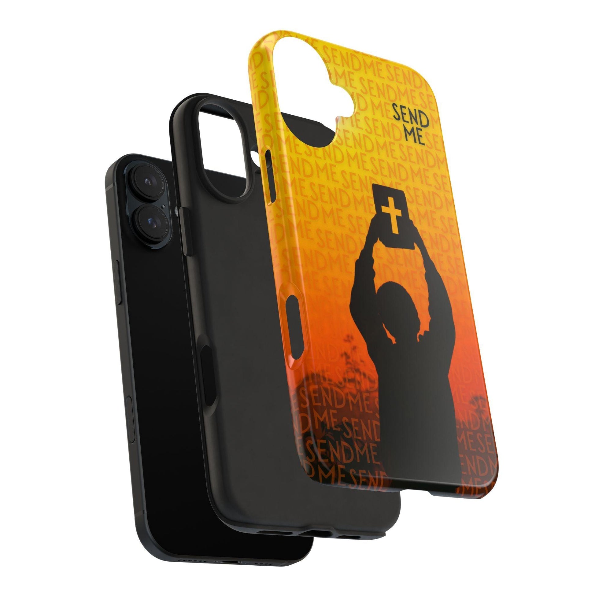 Send Me - Missionary Theme Phone Case with Sunset Gradient Background - Joyful Moments Market