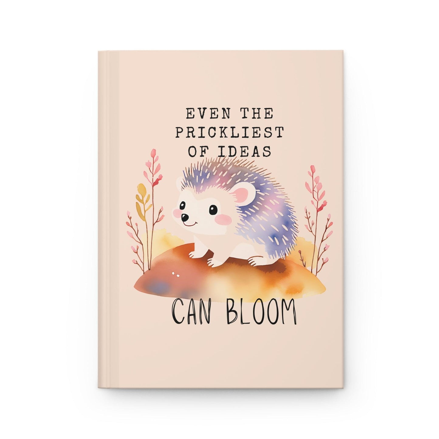 Hedgehog Journal | Cute Watercolor Hardcover Notebook for Writers and Creatives - Joyful Moments Market