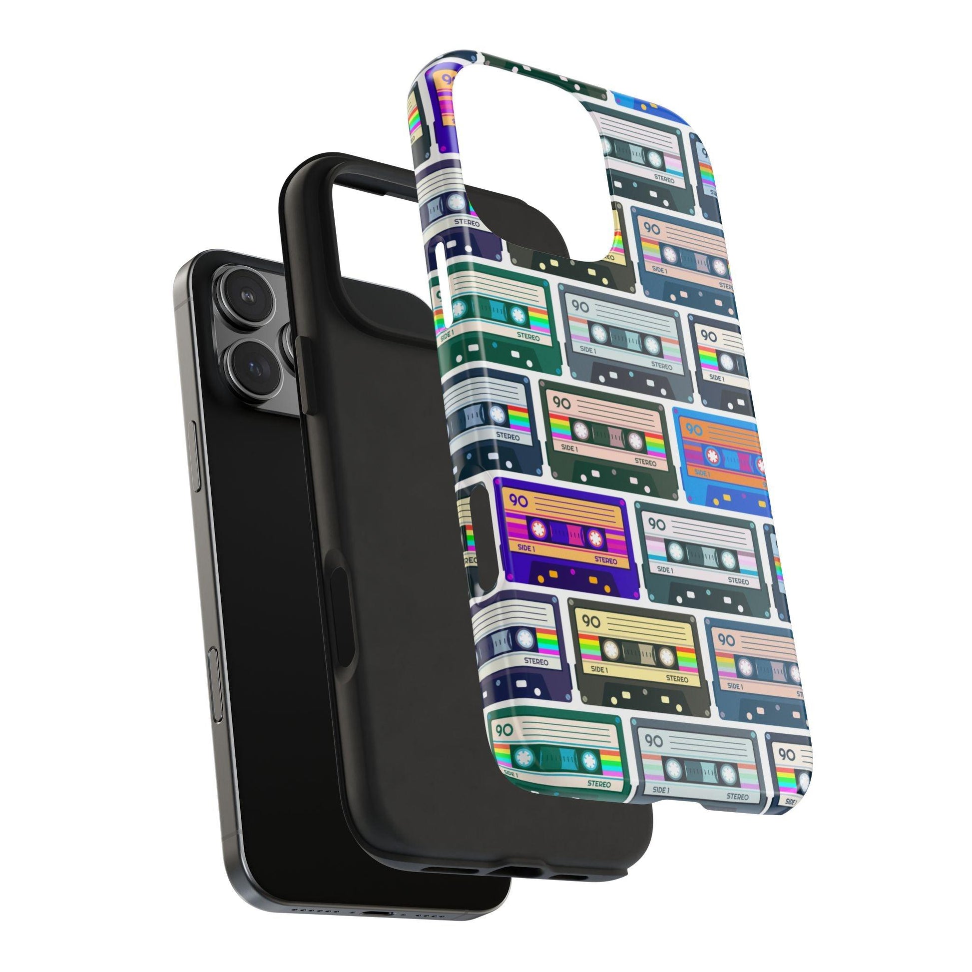 Cassette Tape Phone Case | Retro 80s & 90s Design for iPhone & Samsung - Joyful Moments Market