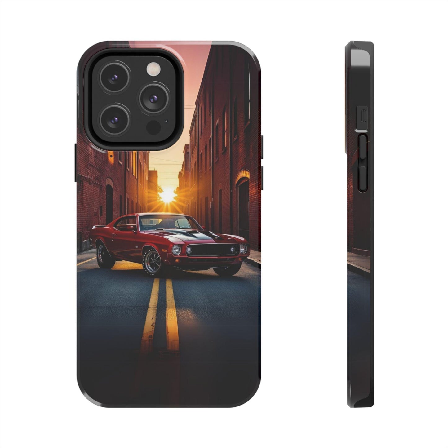 Cherry Red Muscle Car Phone Case | Drag Race Vibes for iPhone & Samsung - Joyful Moments Market