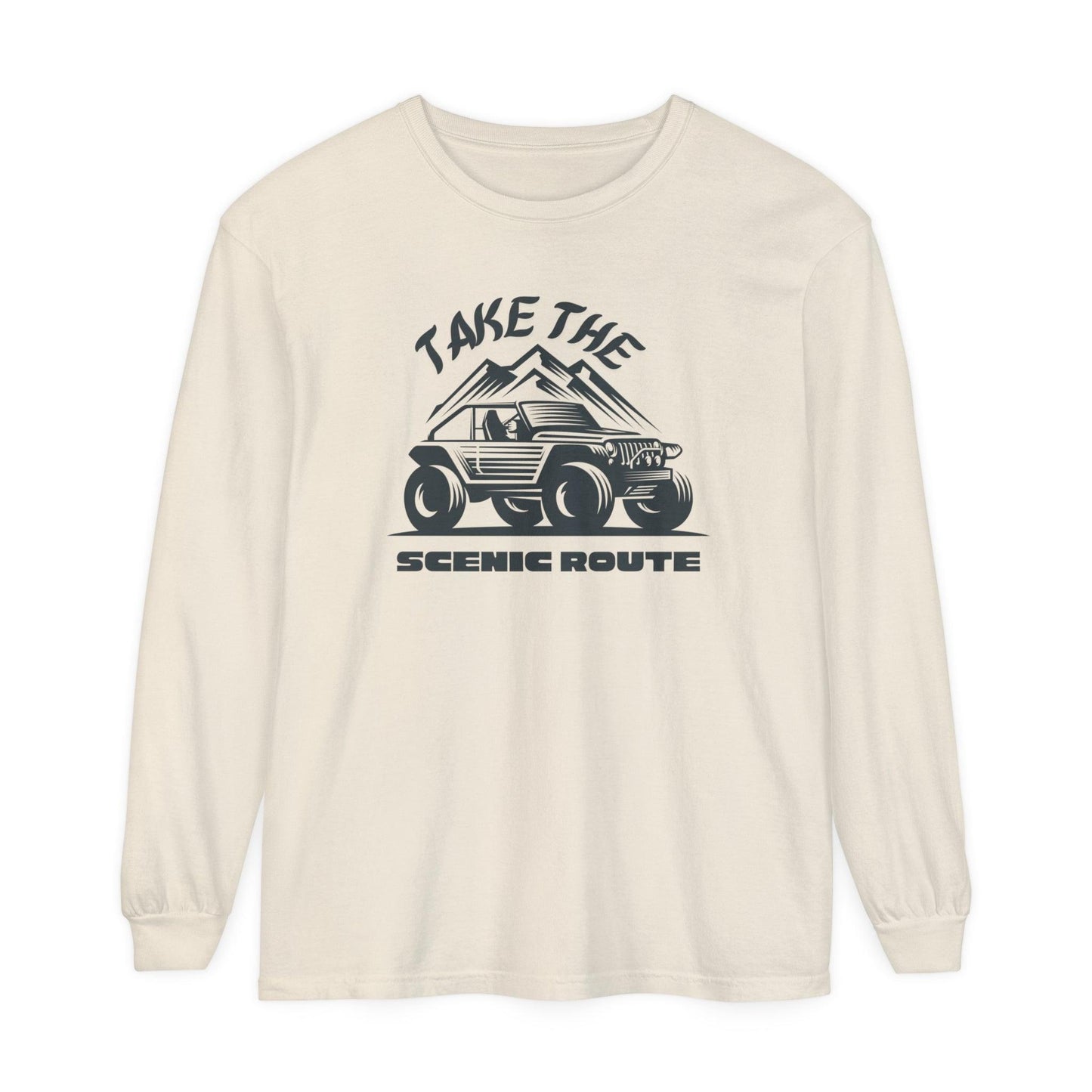 Comfort Colors Long Sleeve T-Shirt | Garment-Dyed Cotton for Off-Road and Adventure Lovers - Joyful Moments Market