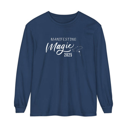 Comfort Colors Long Sleeve T-Shirt | Soft Garment-Dyed Cotton | Embrace Comfort and Style While Manifesting Magic in the New Year - Joyful Moments Market