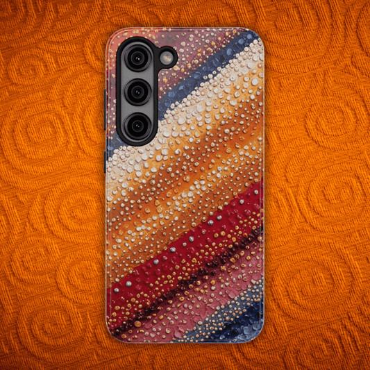 Western Blanket Phone Case | Bold Striped Design for iPhone & Samsung - Joyful Moments Market