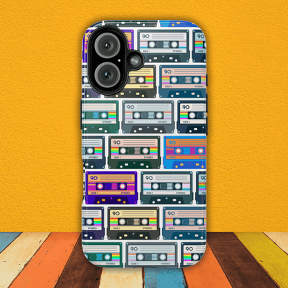 Cassette Tape Phone Case | Retro 80s & 90s Design for iPhone & Samsung - Joyful Moments Market