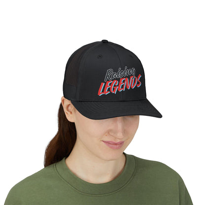 Raising Legends Hat | Embroidered Trucker Cap for Proud Parents and Everyday Heroes - Joyful Moments Market