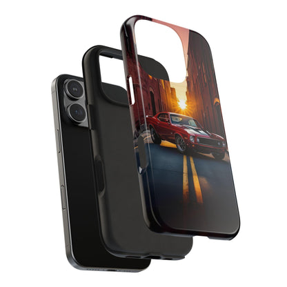 Cherry Red Muscle Car Phone Case | Drag Race Vibes for iPhone & Samsung - Joyful Moments Market