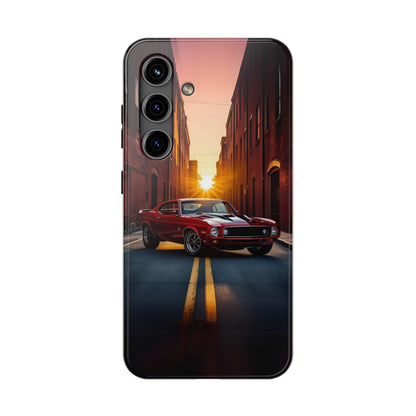 Cherry Red Muscle Car Phone Case | Drag Race Vibes for iPhone & Samsung - Joyful Moments Market