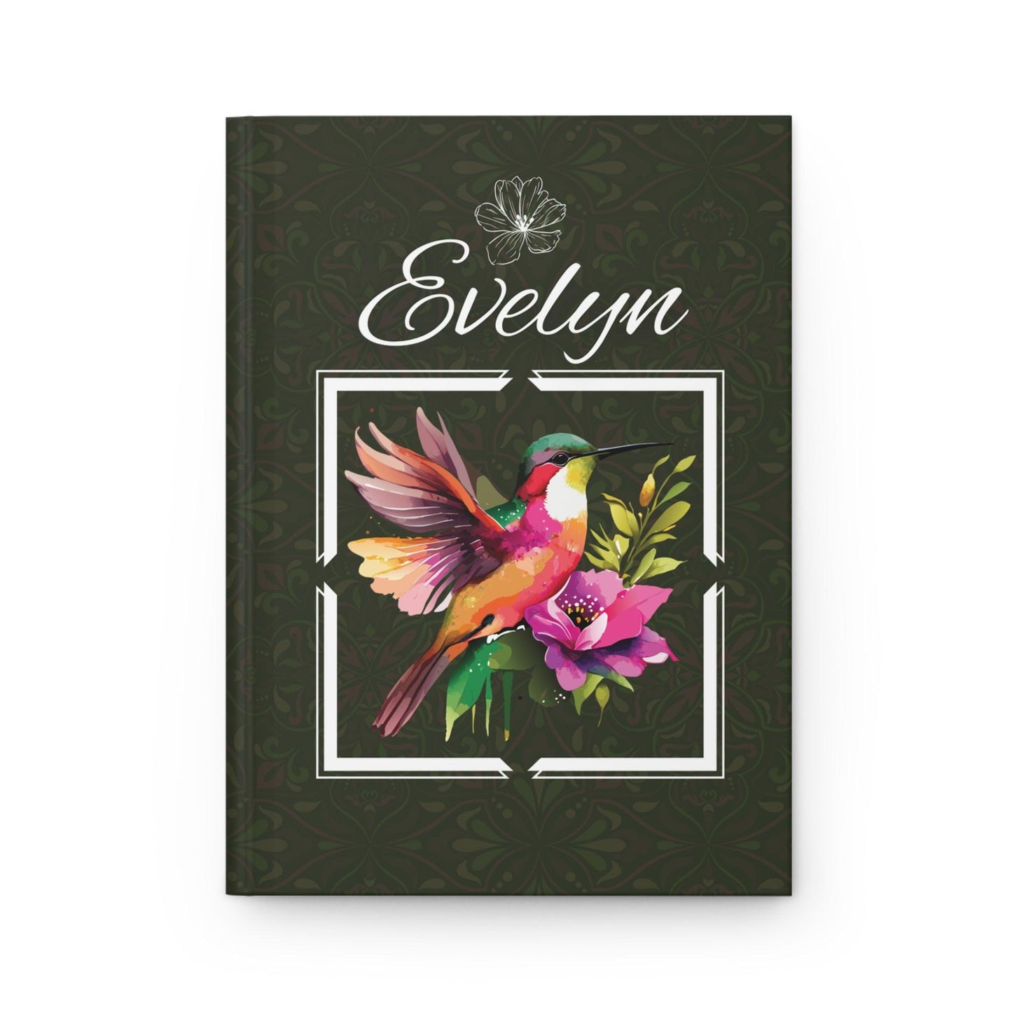 Personalized Hummingbird Journal | Colorful Nature-Inspired Hardcover Notebook - Joyful Moments Market