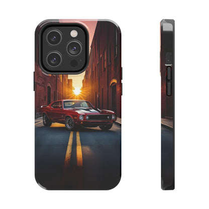 Cherry Red Muscle Car Phone Case | Drag Race Vibes for iPhone & Samsung - Joyful Moments Market