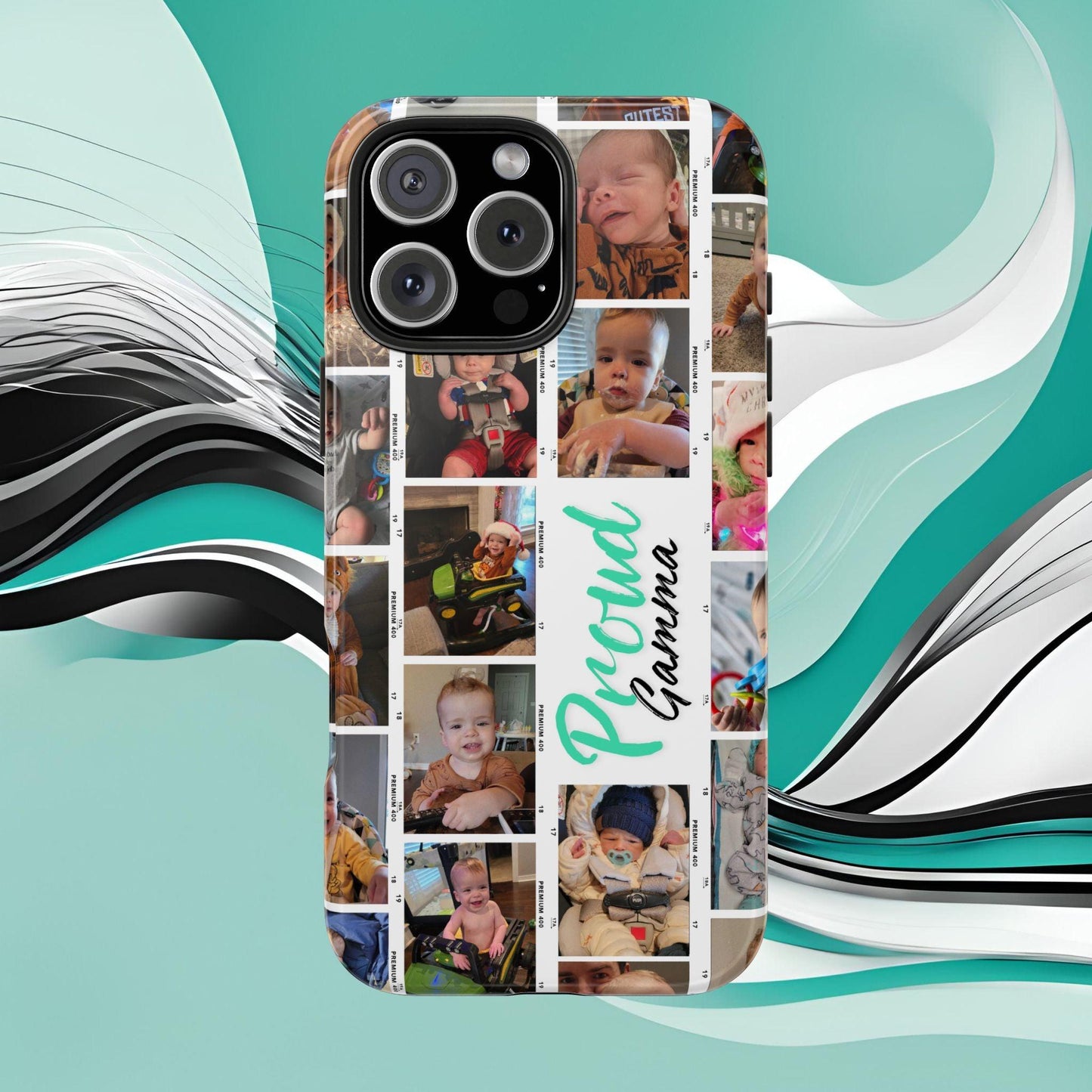 Film Reel Customizable Photo Phone Case | Showcase 23 Pictures & Add Text - Joyful Moments Market