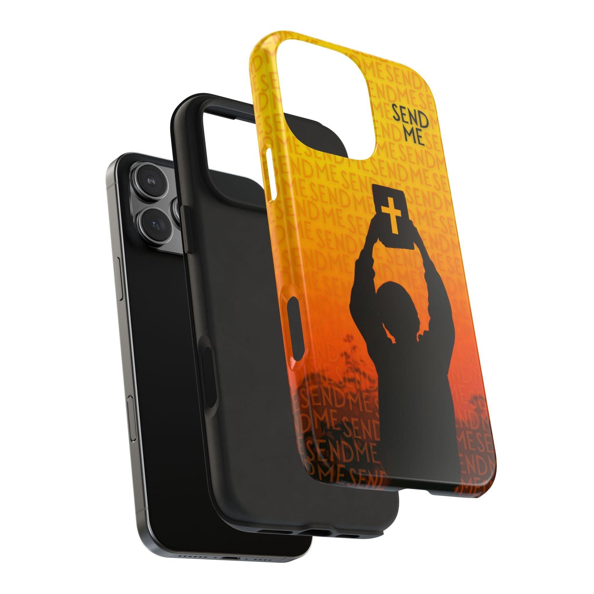 Send Me - Missionary Theme Phone Case with Sunset Gradient Background - Joyful Moments Market