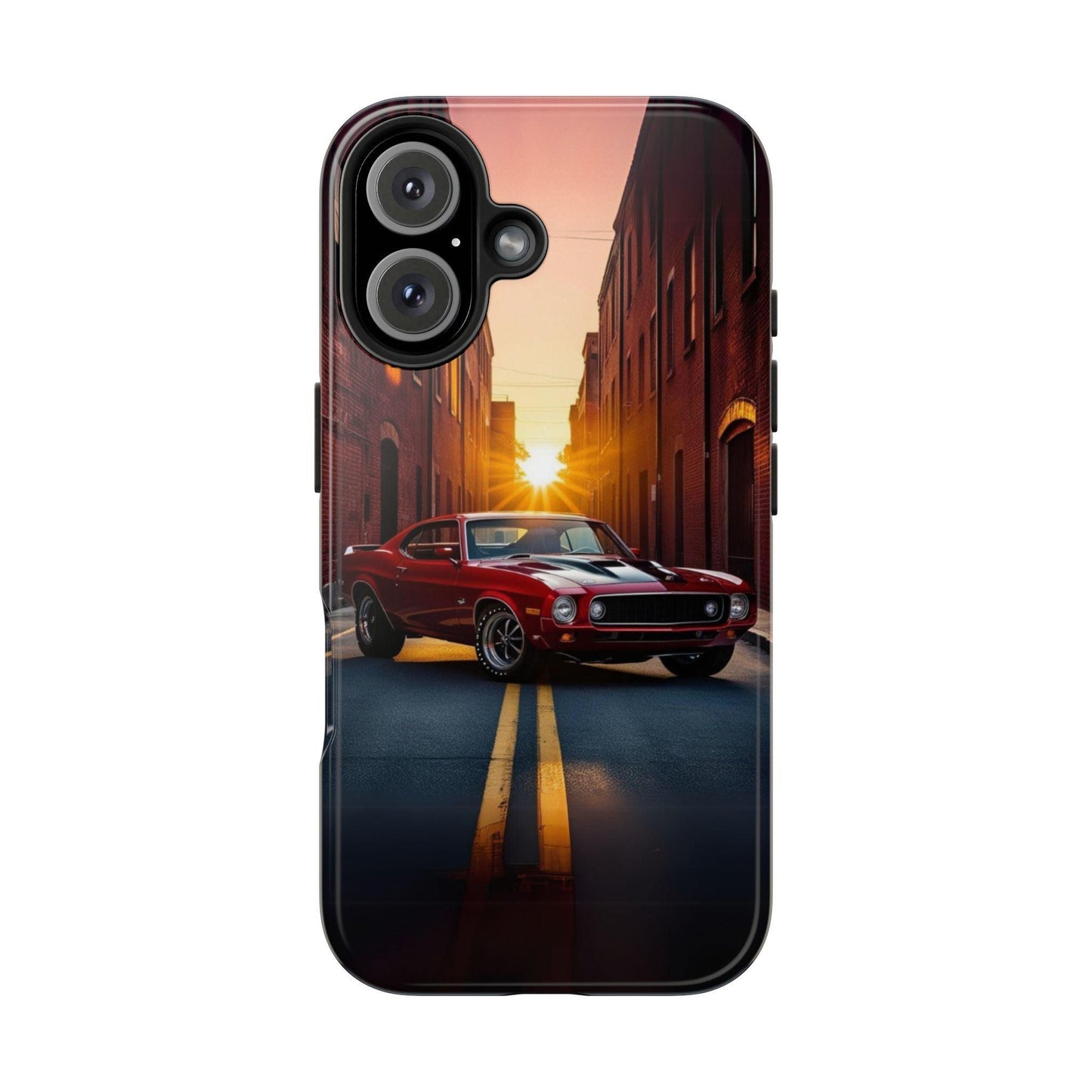 Cherry Red Muscle Car Phone Case | Drag Race Vibes for iPhone & Samsung - Joyful Moments Market