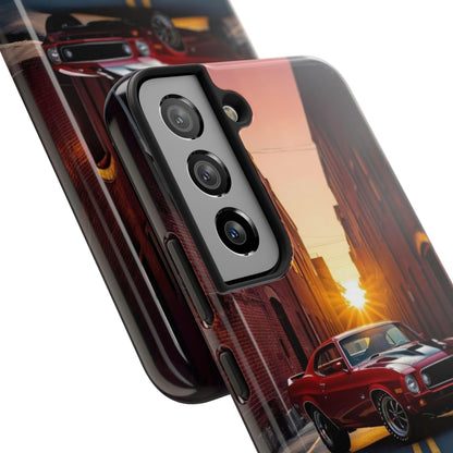 Cherry Red Muscle Car Phone Case | Drag Race Vibes for iPhone & Samsung - Joyful Moments Market