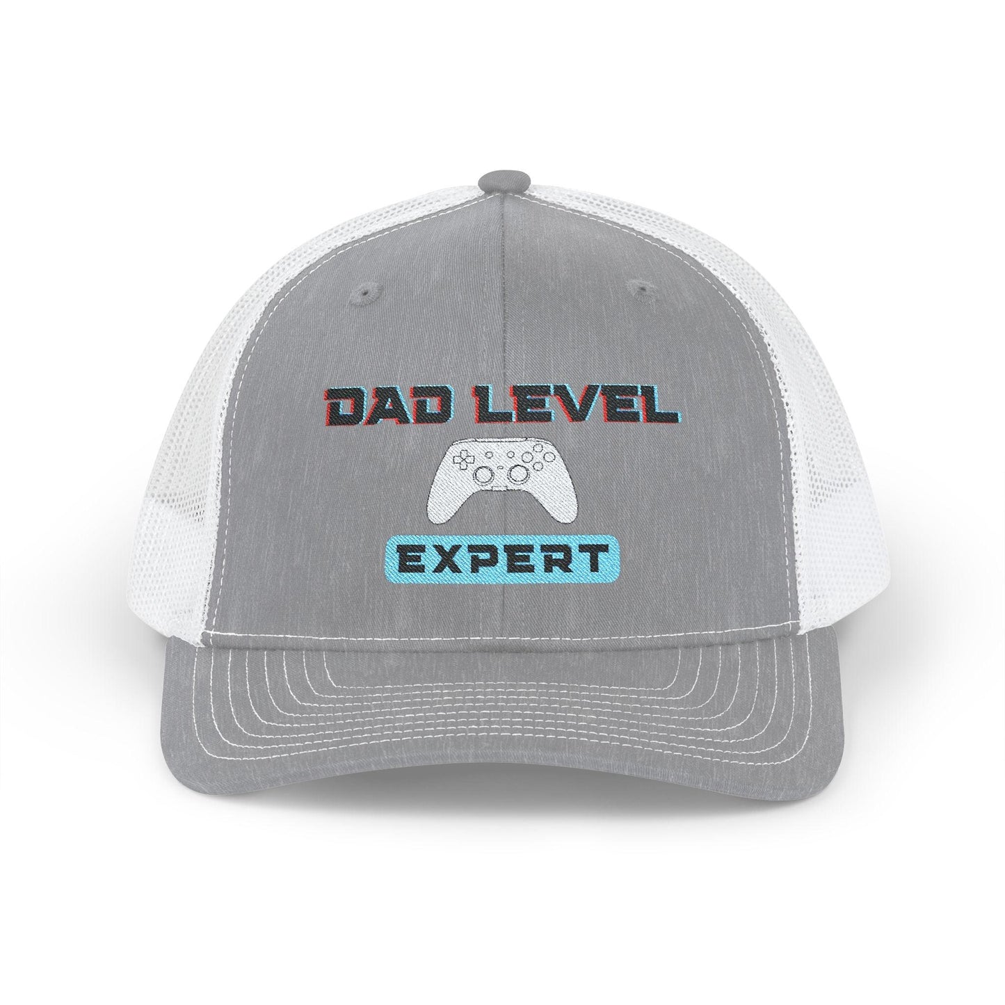 Dad Level: Expert Hat | Embroidered Xbox-Inspired Trucker Cap for Gamer Dads - Joyful Moments Market