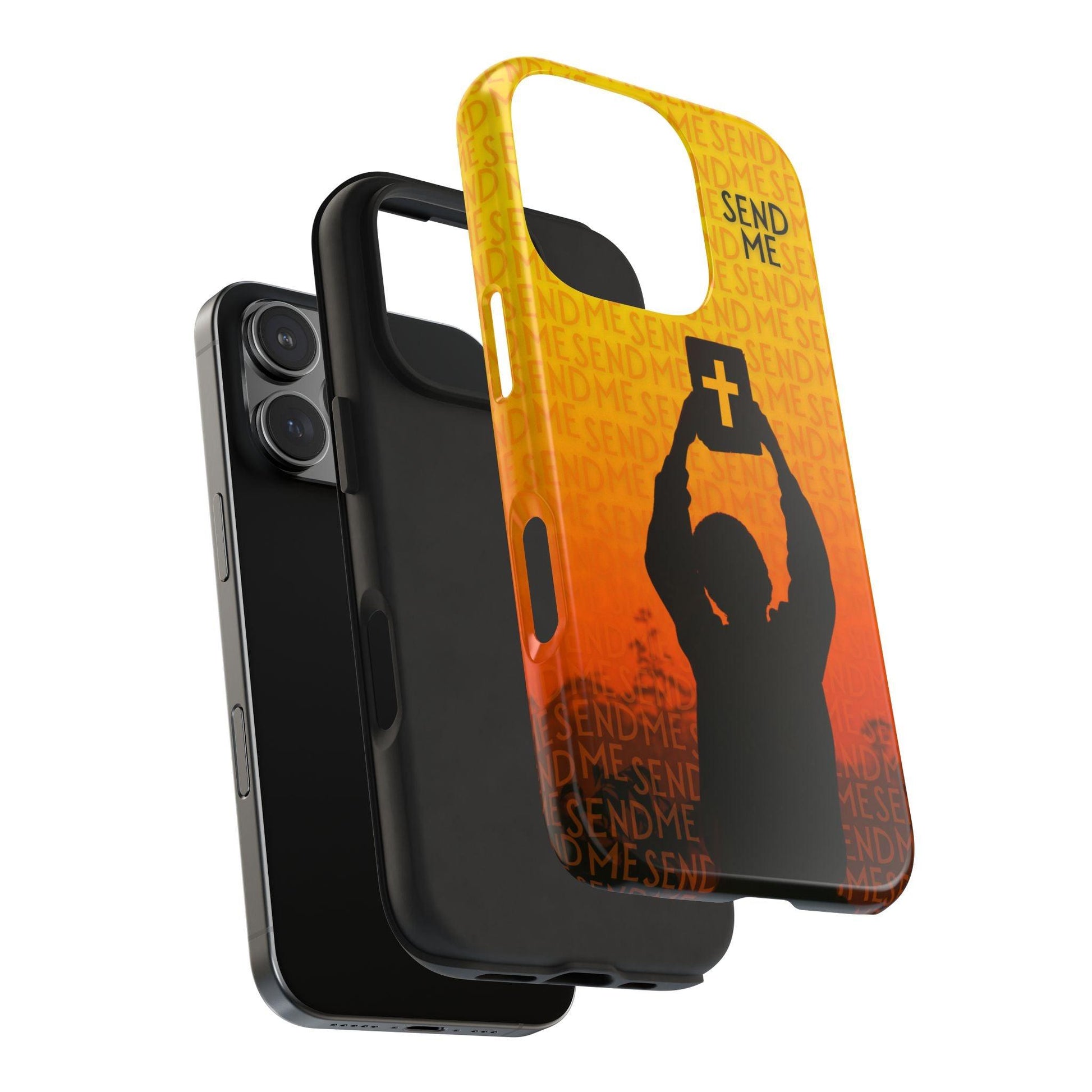 Send Me - Missionary Theme Phone Case with Sunset Gradient Background - Joyful Moments Market