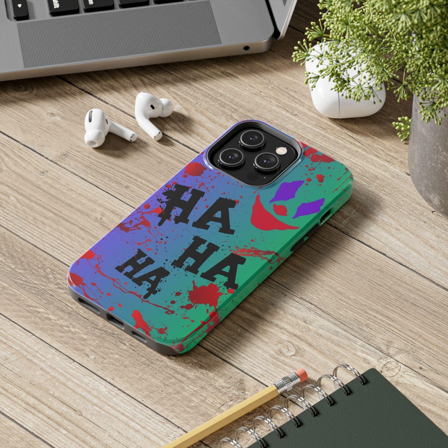 Joker-Inspired Phone Case | Green & Purple Clown Design for iPhone & Samsung - Joyful Moments Market