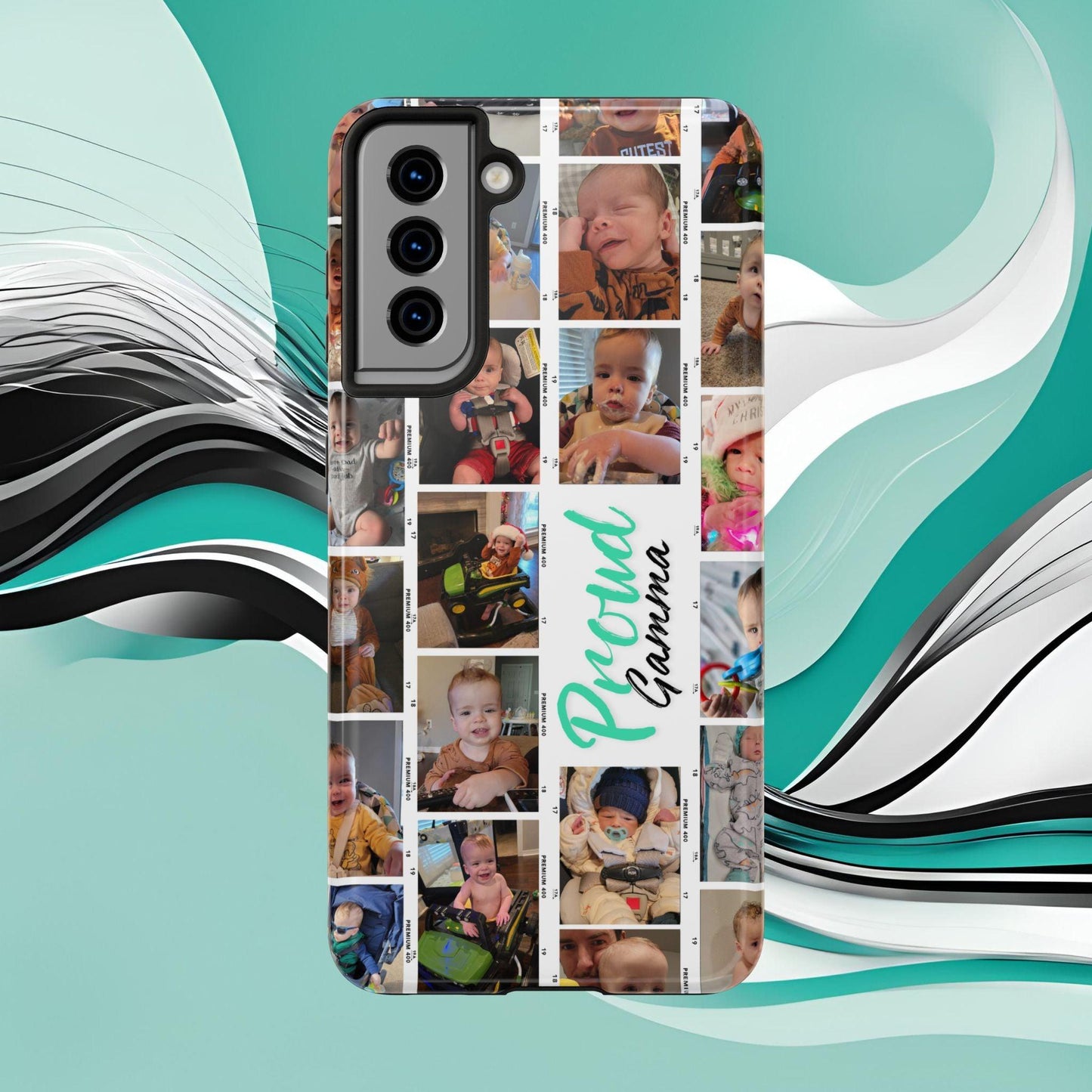 Film Reel Customizable Photo Phone Case | Showcase 23 Pictures & Add Text - Joyful Moments Market