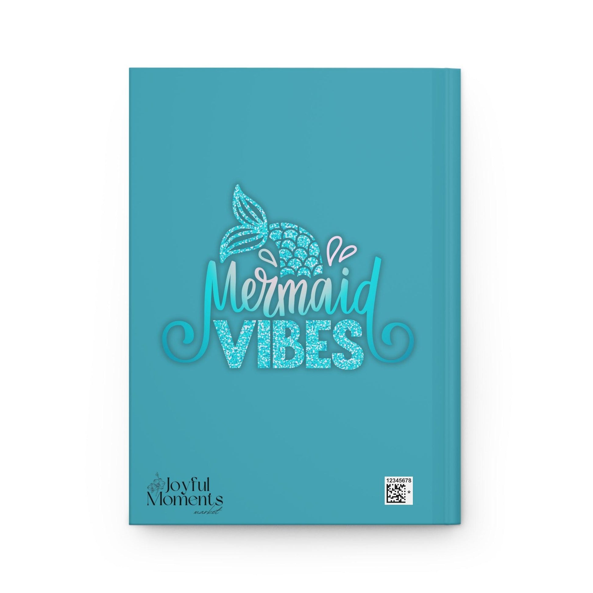 Personalized Mermaid Journal | Teal Watercolor Tail Design with Custom Name - Joyful Moments Market