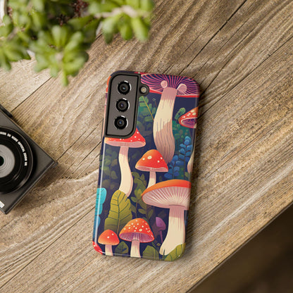 Funky Mushroom Phone Case | Retro Bold Design for iPhone & Samsung - Joyful Moments Market