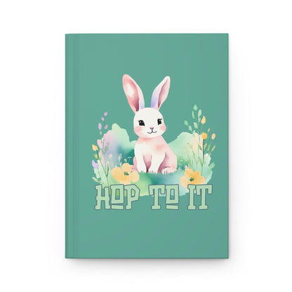 Hop to It Bunny Journal | Green Hardcover for Writing, Goal Setting, and Inspiration - Joyful Moments Market