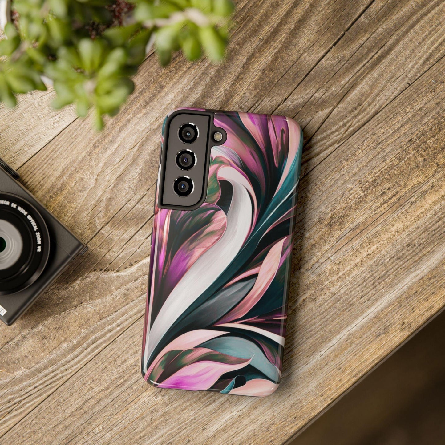 Floral Phone Case | Subtle Artistic Design for iPhone & Samsung - Joyful Moments Market