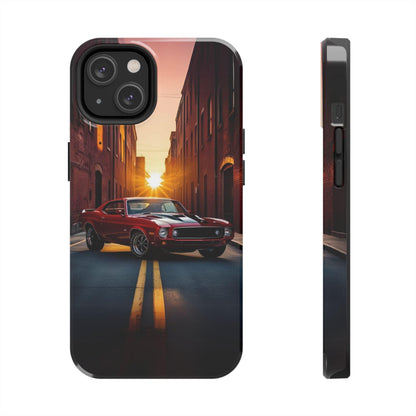 Cherry Red Muscle Car Phone Case | Drag Race Vibes for iPhone & Samsung - Joyful Moments Market