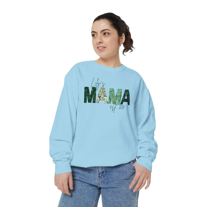 Customizable Comfort Colors Plant Mama Sweatshirt | Personalized Gift for Plant-Loving Moms - Joyful Moments Market