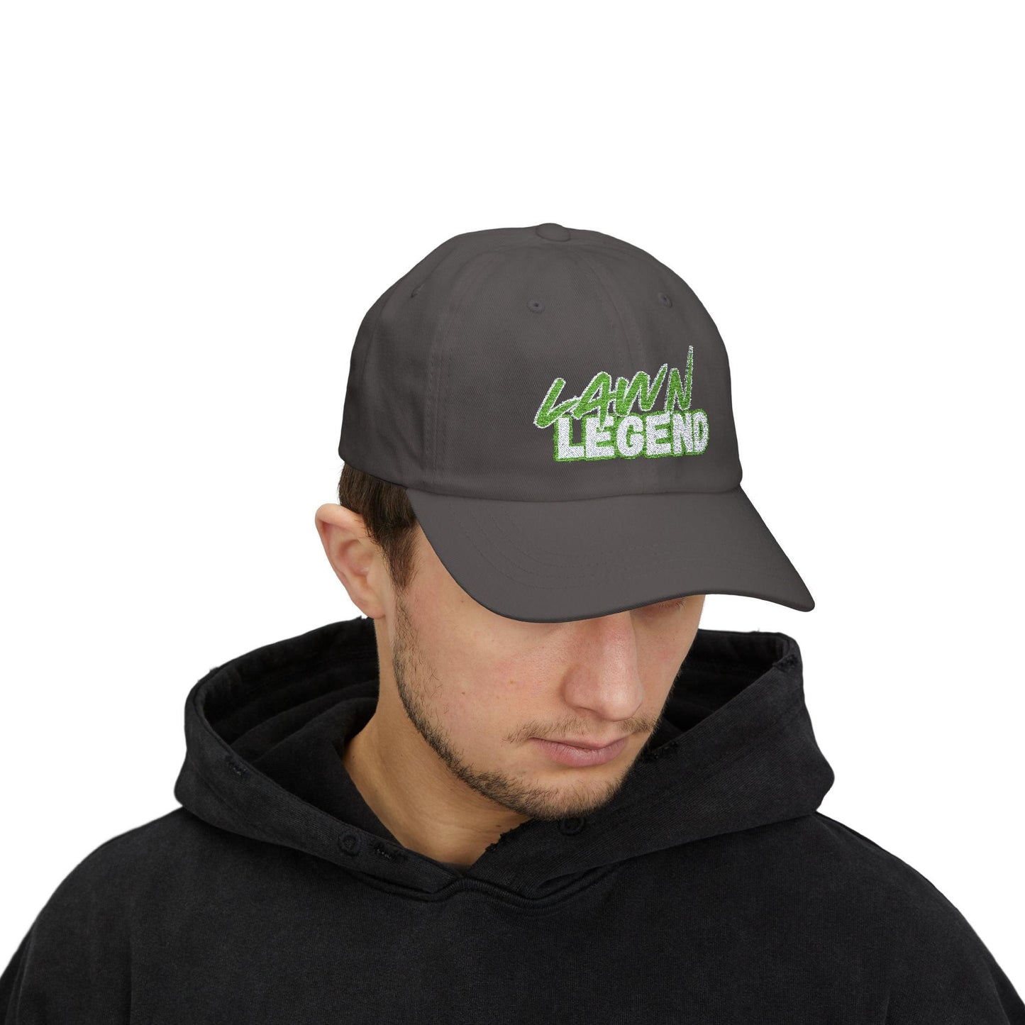 Lawn Legend Hat | Embroidered Cap for Lawn Care Pros and Green Thumb Enthusiasts - Joyful Moments Market