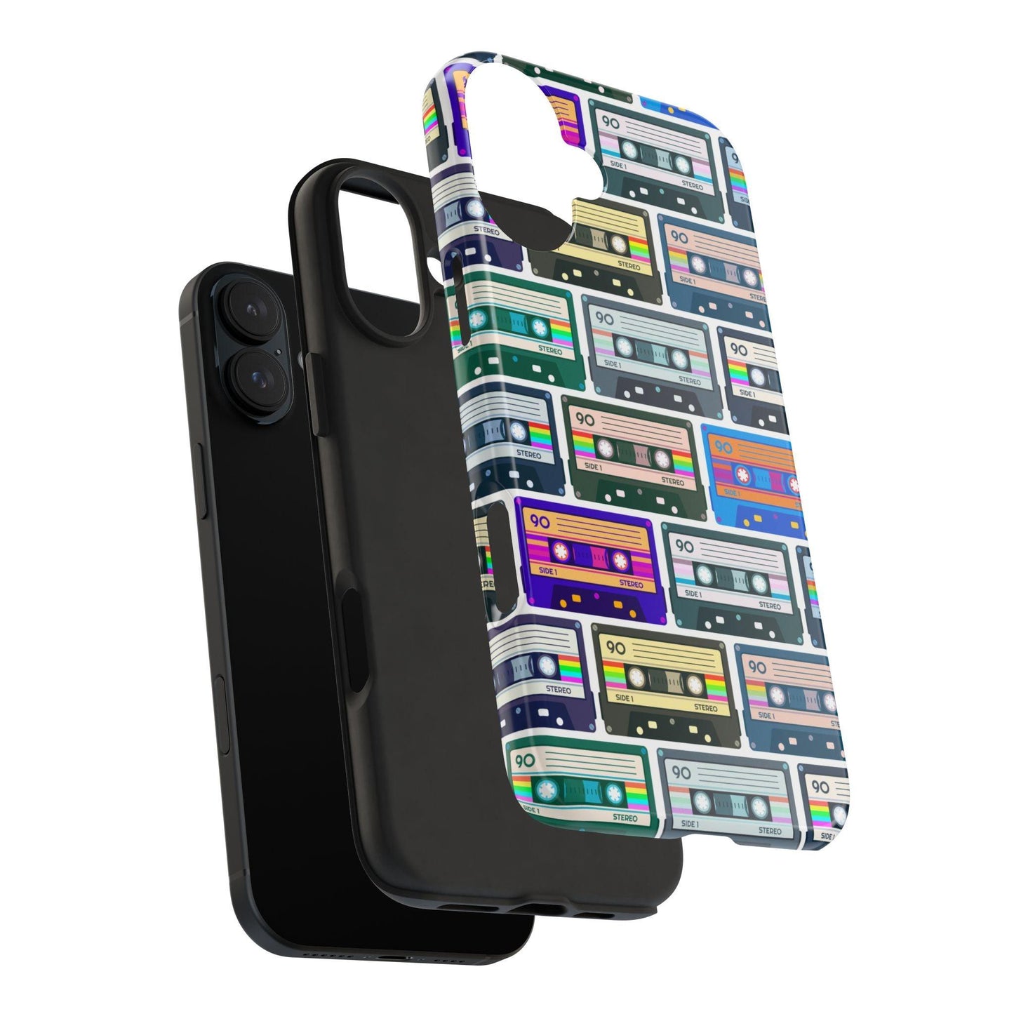 Cassette Tape Phone Case | Retro 80s & 90s Design for iPhone & Samsung - Joyful Moments Market