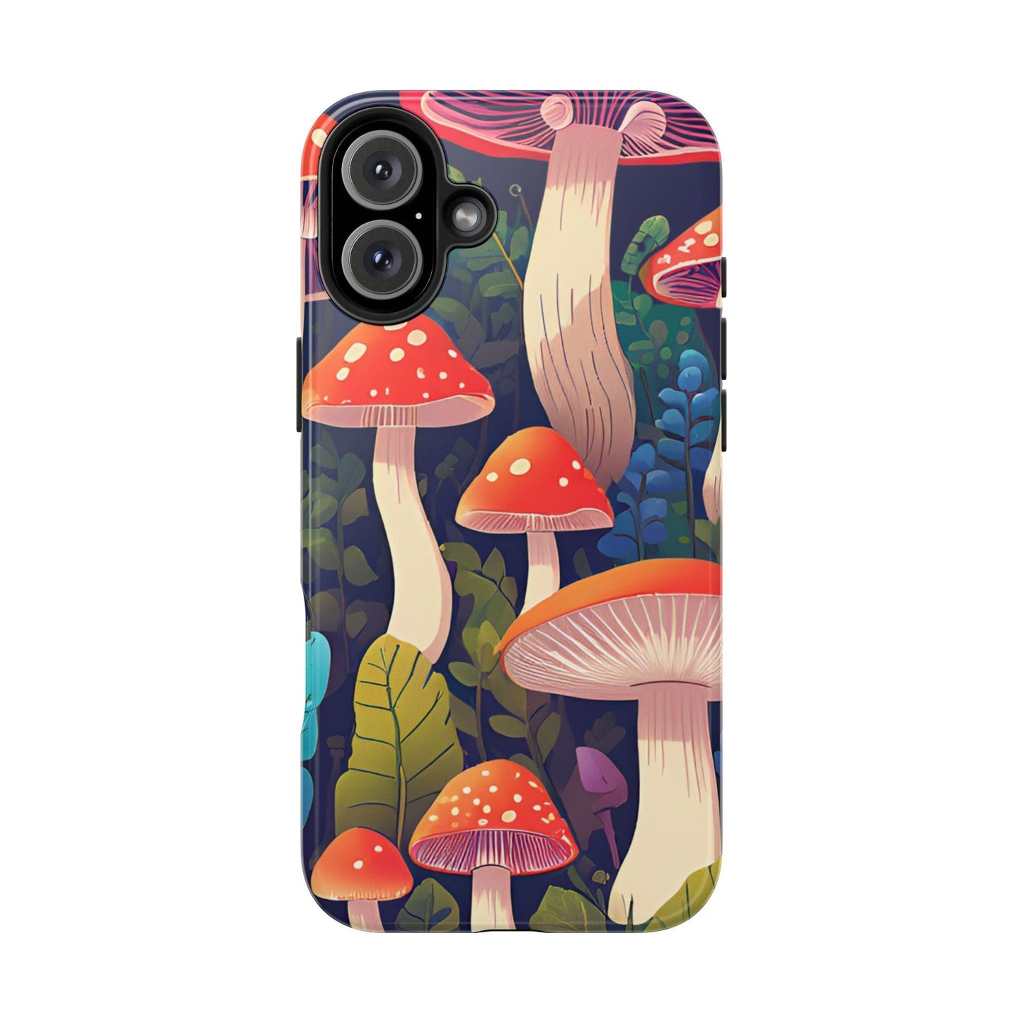 Funky Mushroom Phone Case | Retro Bold Design for iPhone & Samsung - Joyful Moments Market